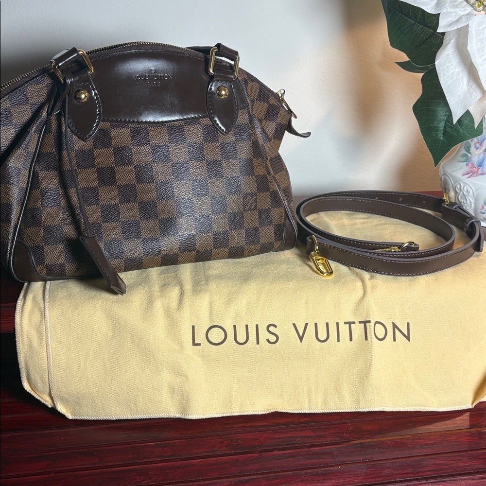 Louis Vuitton Damier Dark Brown Ebene Satchel EUC - Picture 15 of 15
